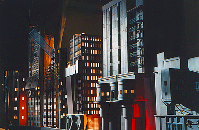 Miniature Gotham City Model 