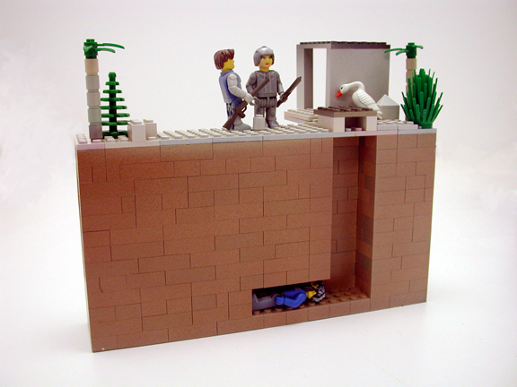 Saddam's Lego Hidey Hole