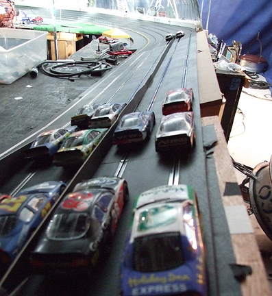 slot car race for Nascar