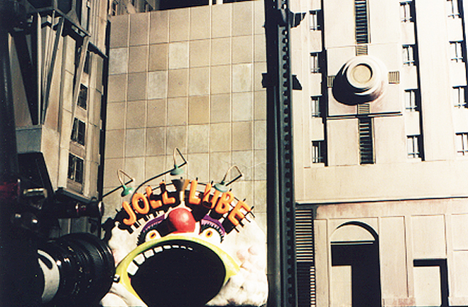 Movie miniature Gotham city model