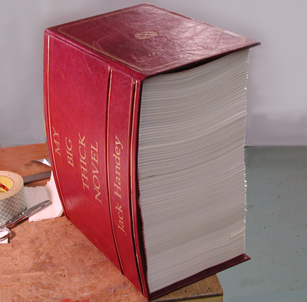 giant custom book for SNL