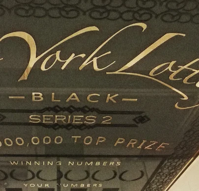 giant scratch off ticket for NY lottery