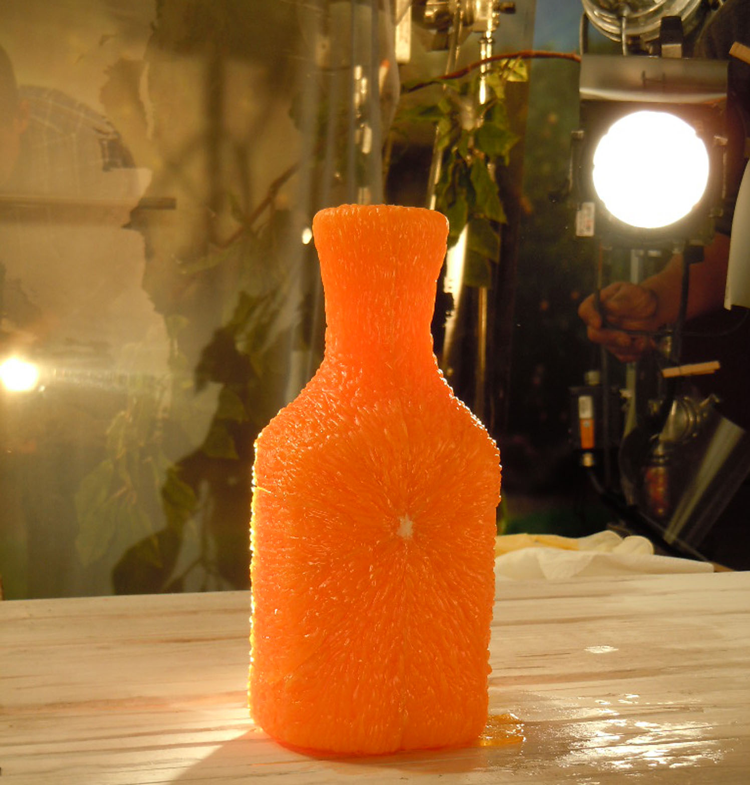 simply orange resin bottle