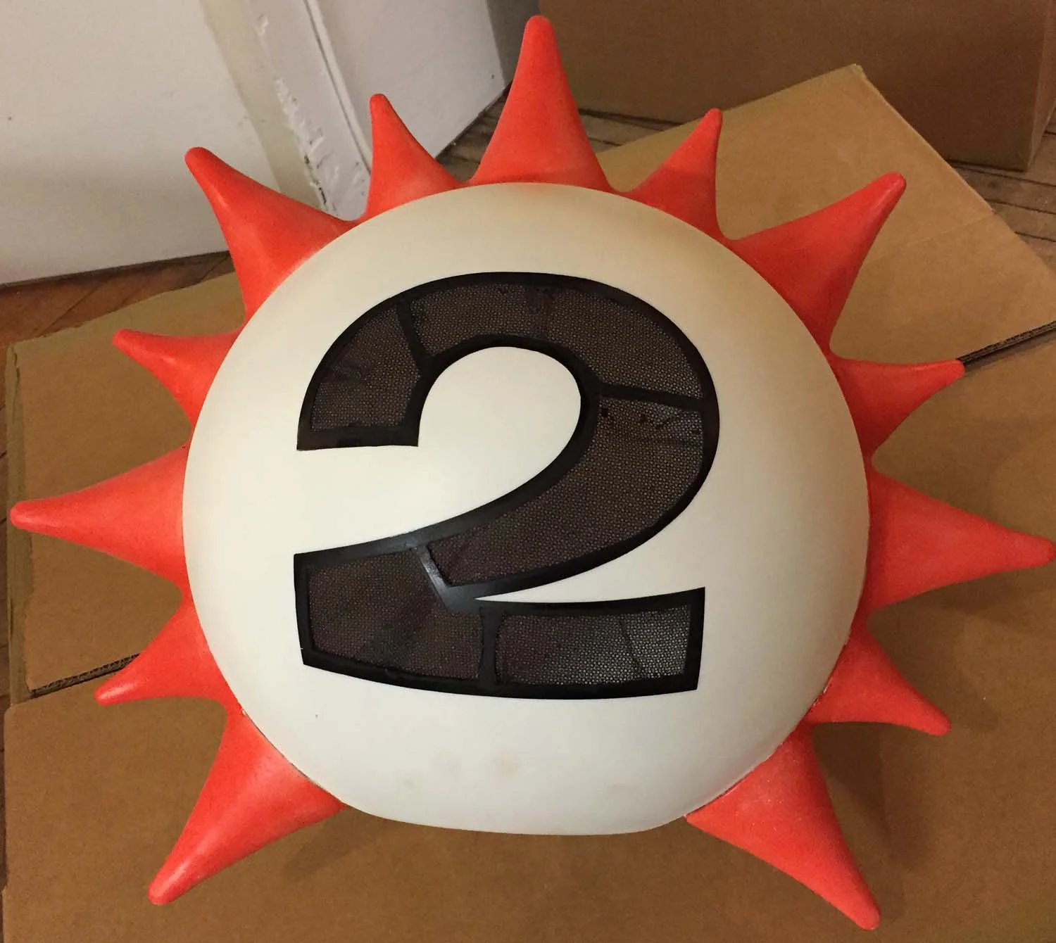 Lottery ball costume head