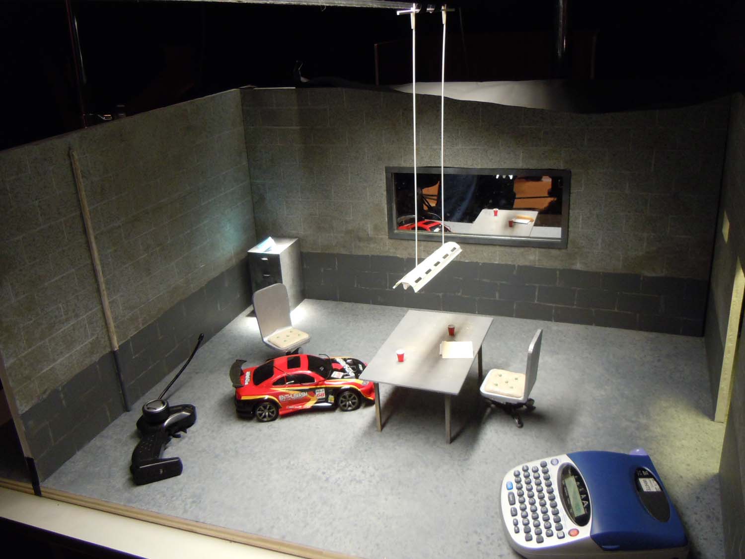 Miniature Interrogation Room