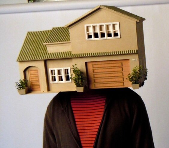 Miniature House Full Head Mask 