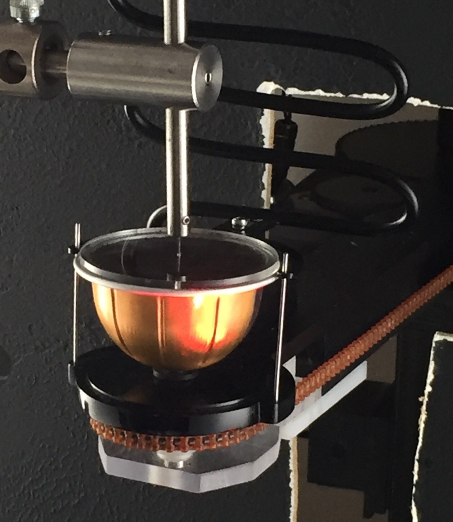 Spinning Pod Rig for Nespresso Machine Ad