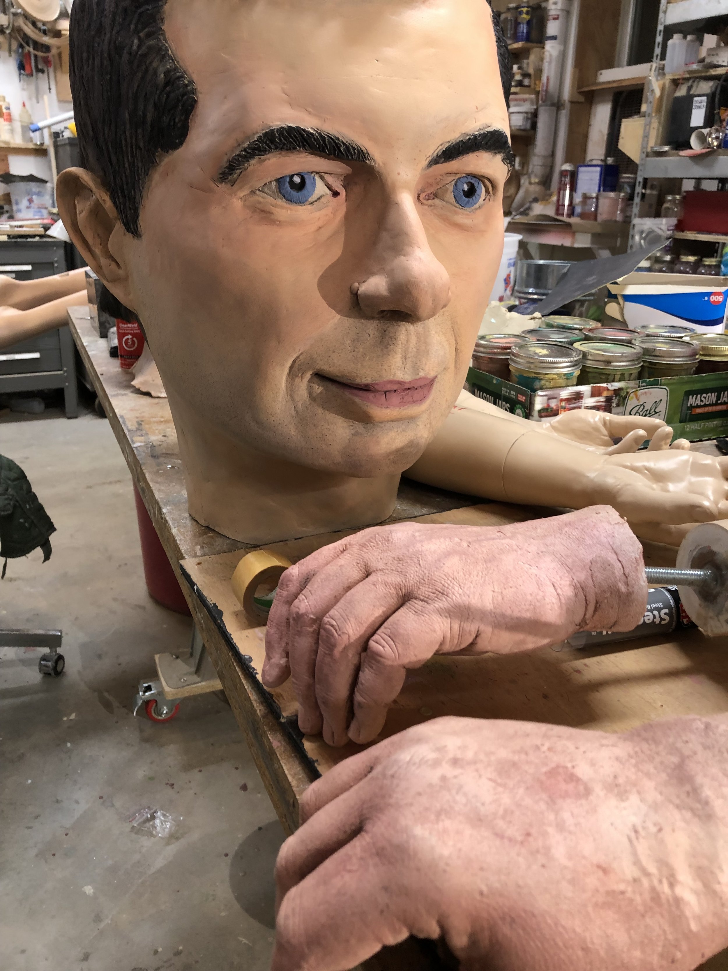 Mayor Pete sculpture