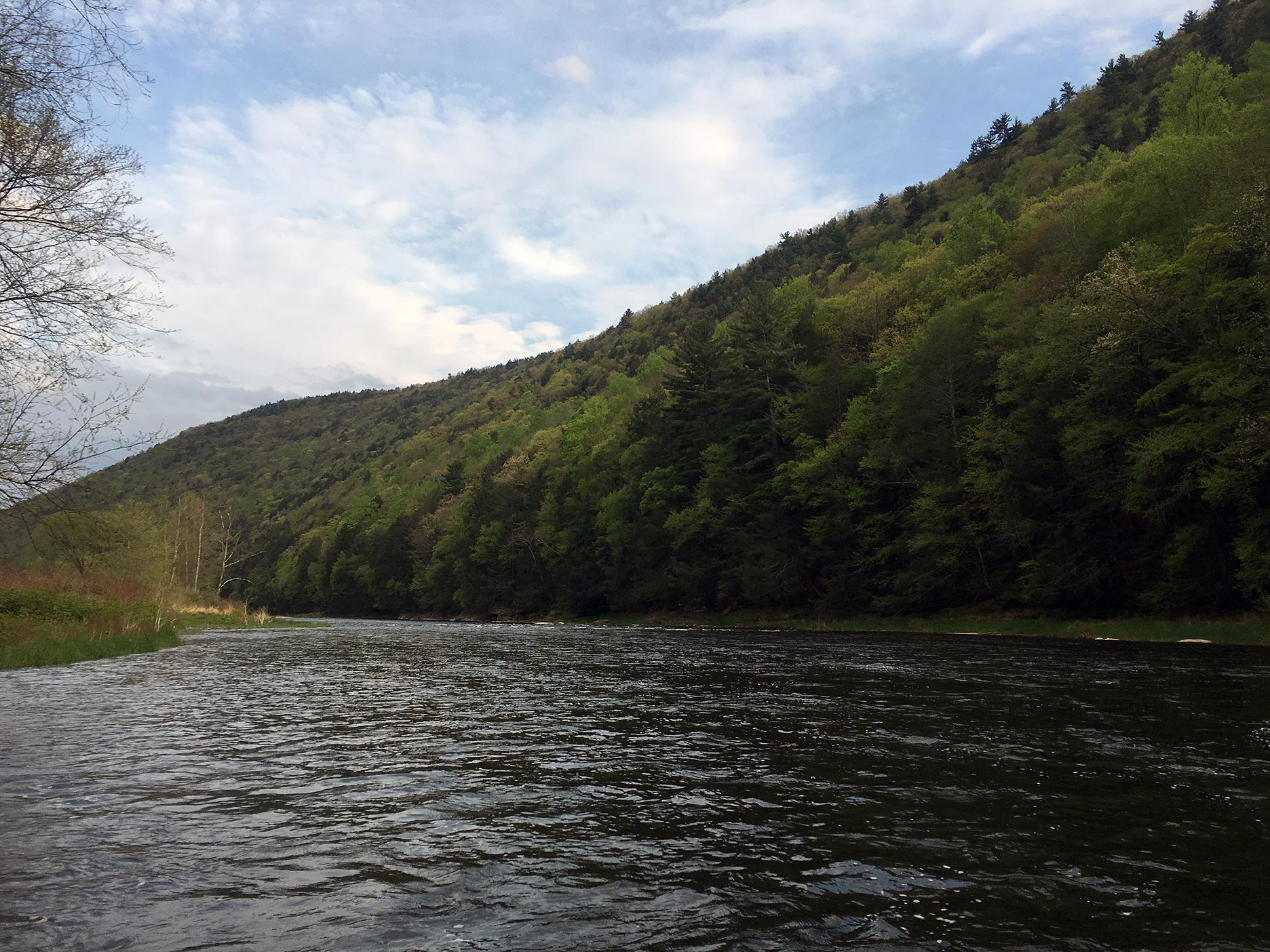 The Big Pine Creek at Black Walnut Bottom.