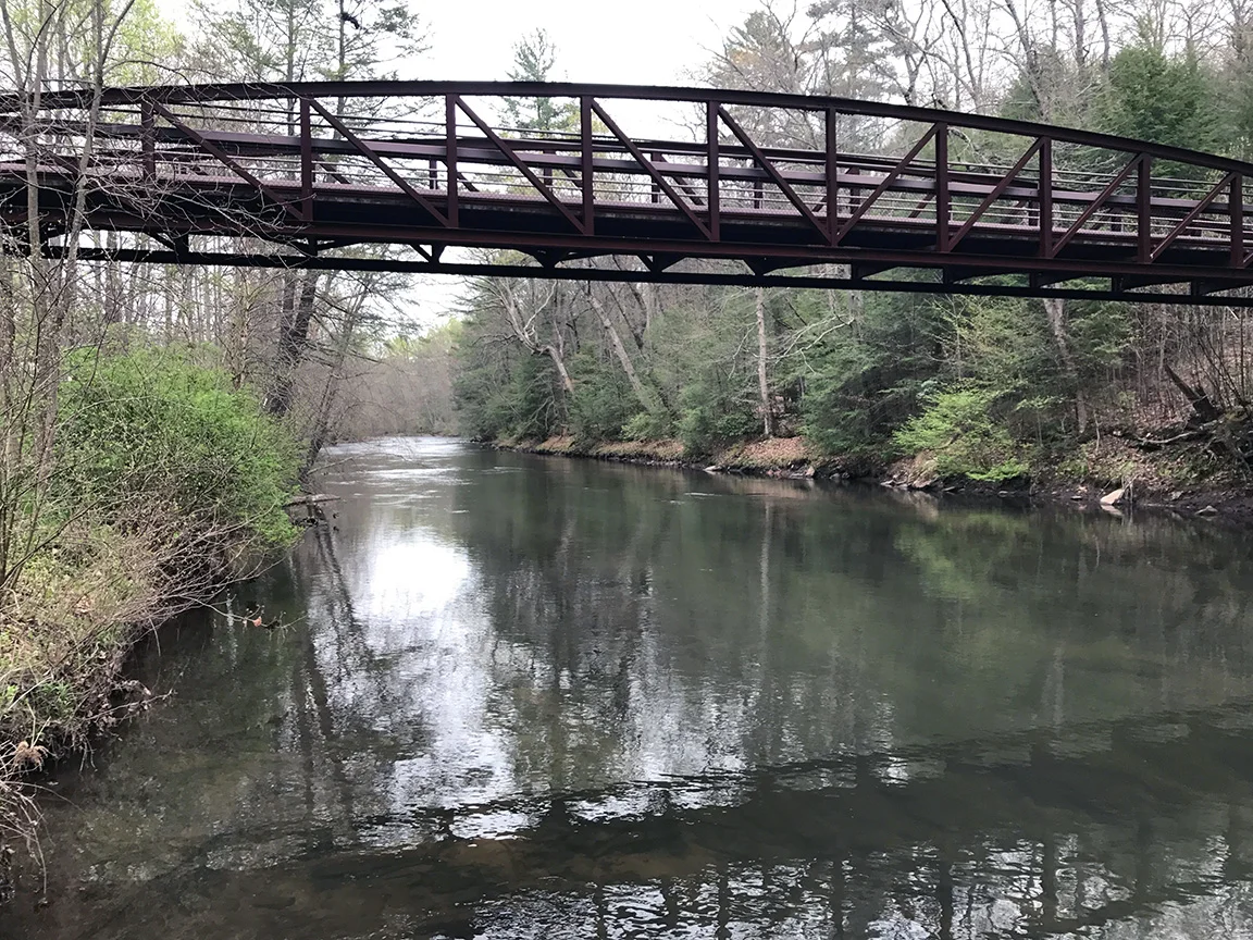 Looking upstream on the Wiconisco at the start of the Keystone Select waters.