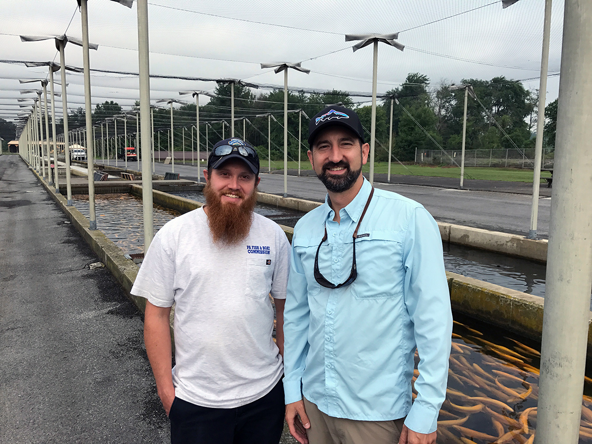 Taking a picture with Station Foreman, Andrew Wagner.