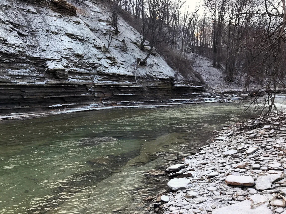 Lower 20 Mile Creek in the Tomato Patch section where there wasn't much happening.