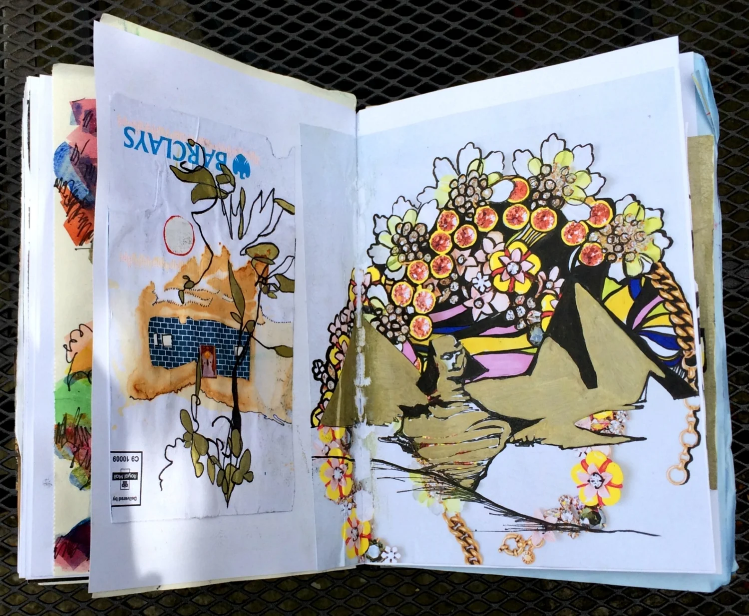 Sketchbook: surreal landscape doodles