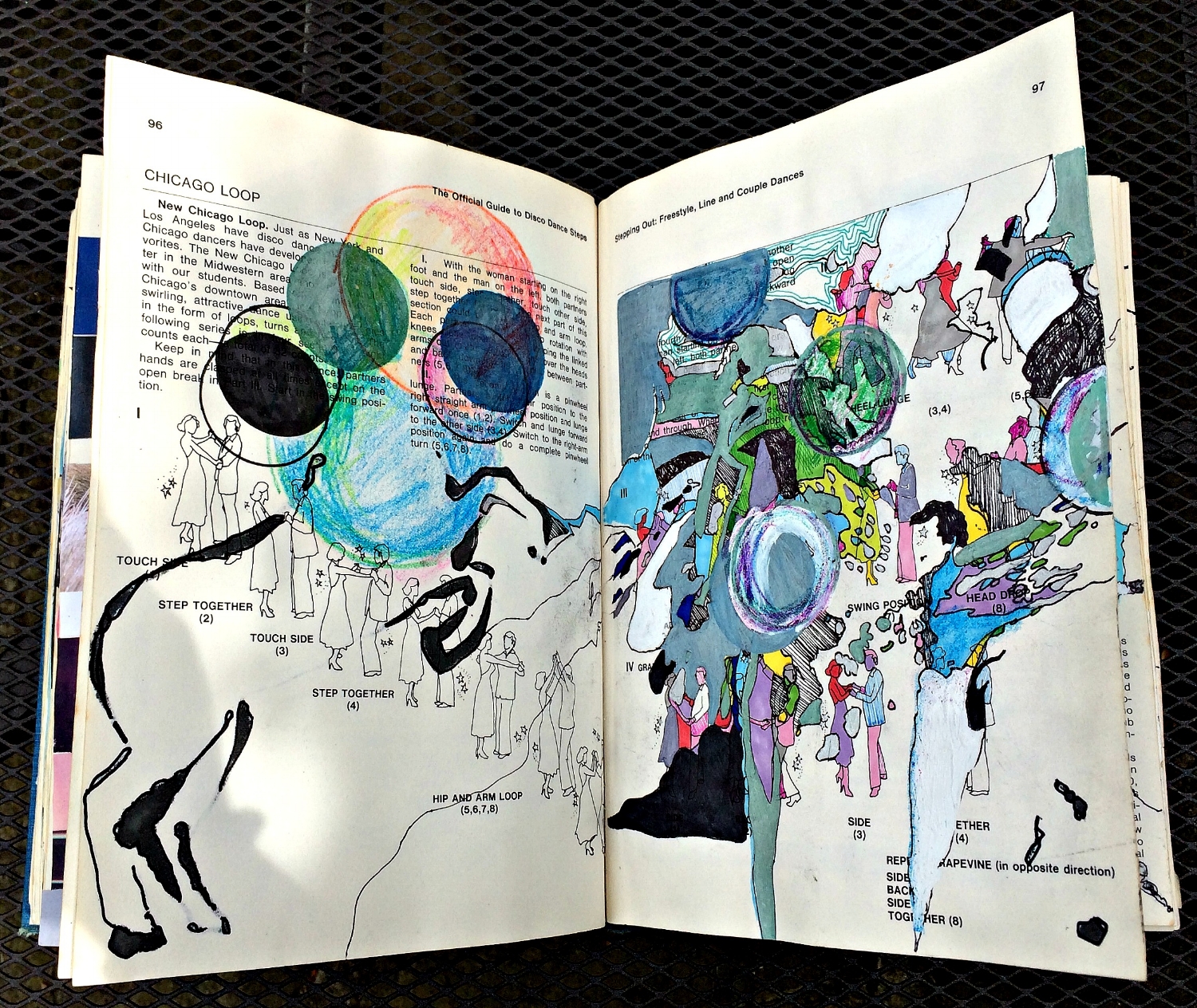 Altered Book (Disco Dance Moves): horse, random colour, etc