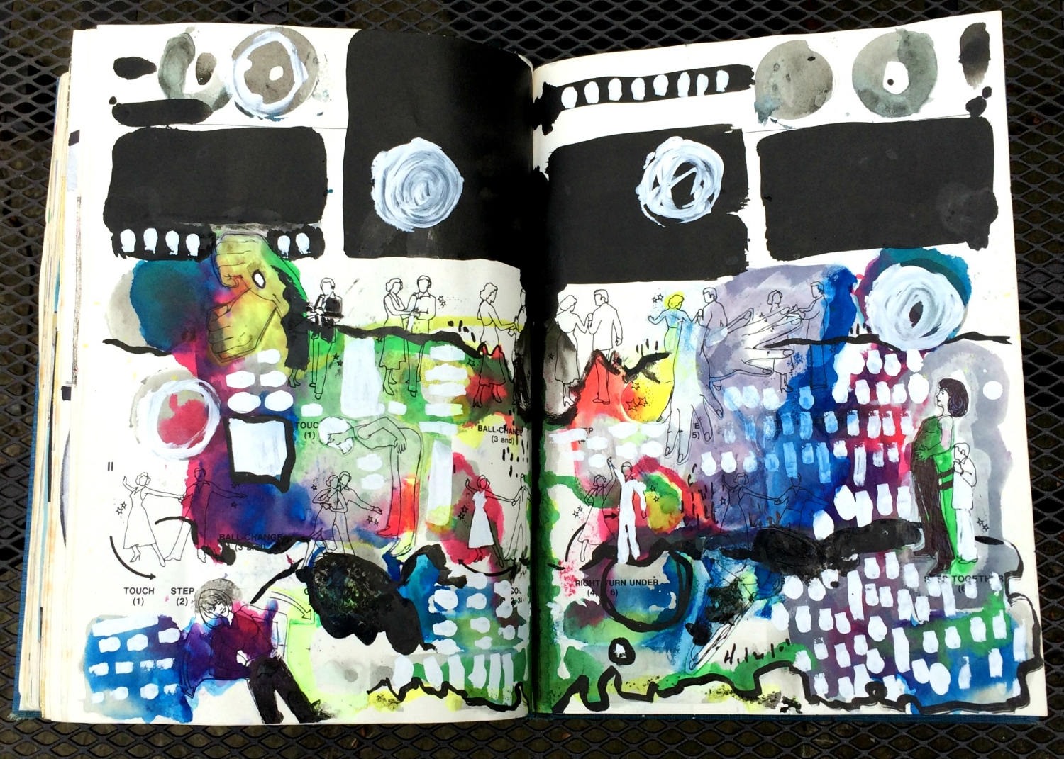 Altered Book (Disco Dance Moves): abstracts