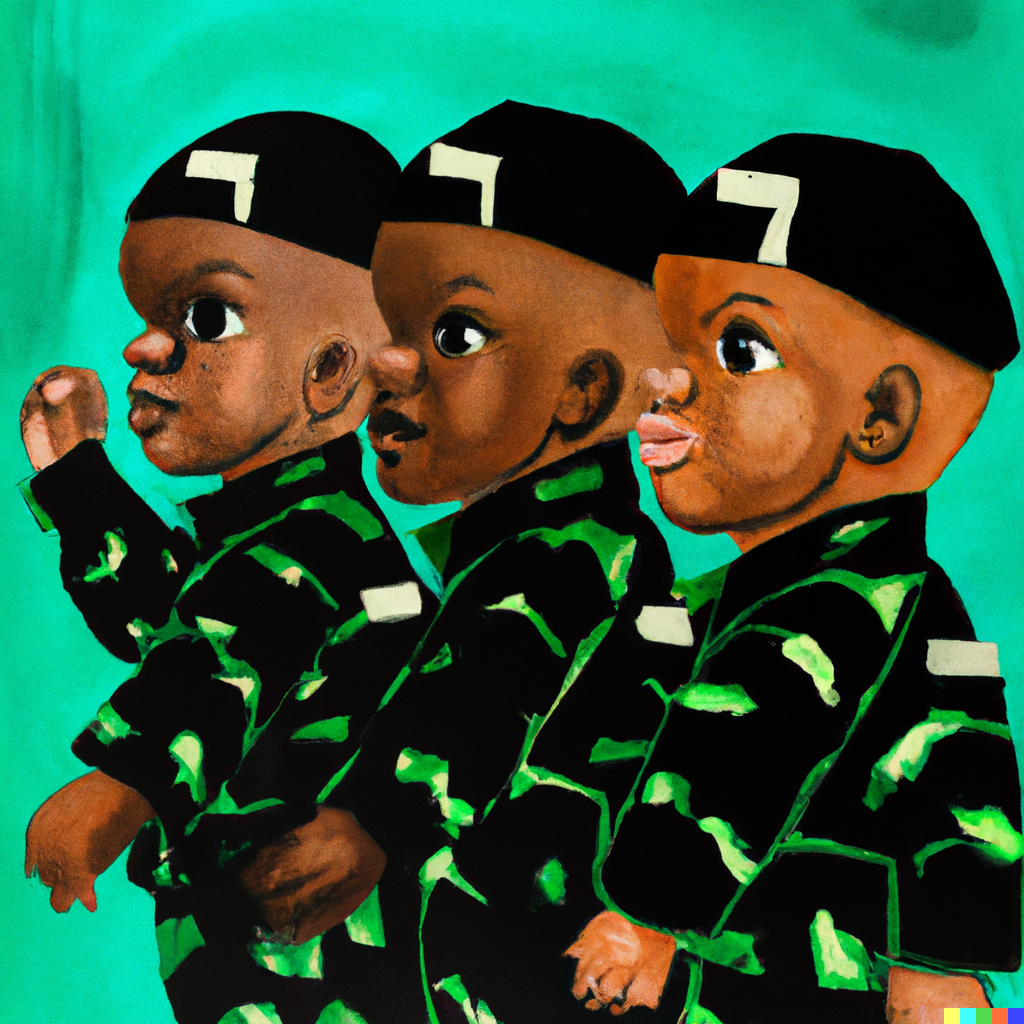 DALL·E 2022-11-09 21.01.25 - black babies in the army painting.PNG