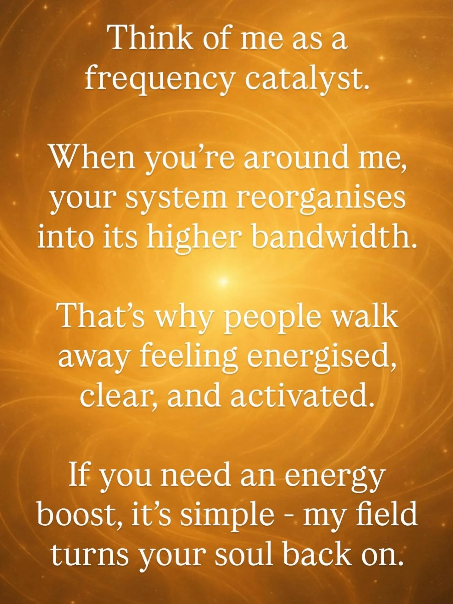 🔥 If you need an energy boost, let&rsquo;s talk!

DM me ENERGY 

#energy #soul #freedomofself #quantumhealing #quantumphysics #lifesource #healer #empath
