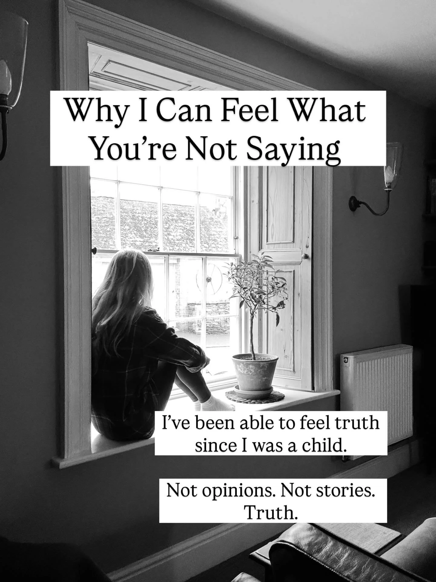 For a long time, I thought my sensitivity was the problem.

It wasn&rsquo;t.

What overwhelmed me wasn&rsquo;t feeling deeply - 
it was not knowing how to hold what I felt.

When you can sense truth beneath words&hellip;
when you can feel misalignmen