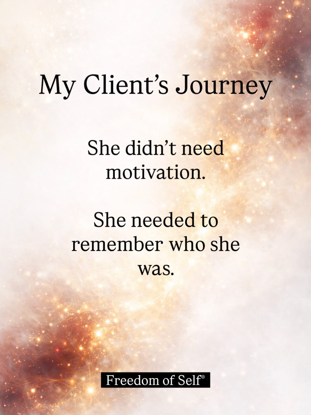Not stuck.

Tolerating.

She chose differently.

So can you. 🔥

1:1 spaces open. DM &lsquo;FREEDOM&rsquo; for details.

#freedomofself #lifechanges #nervoussystem #taketheleap #energetics