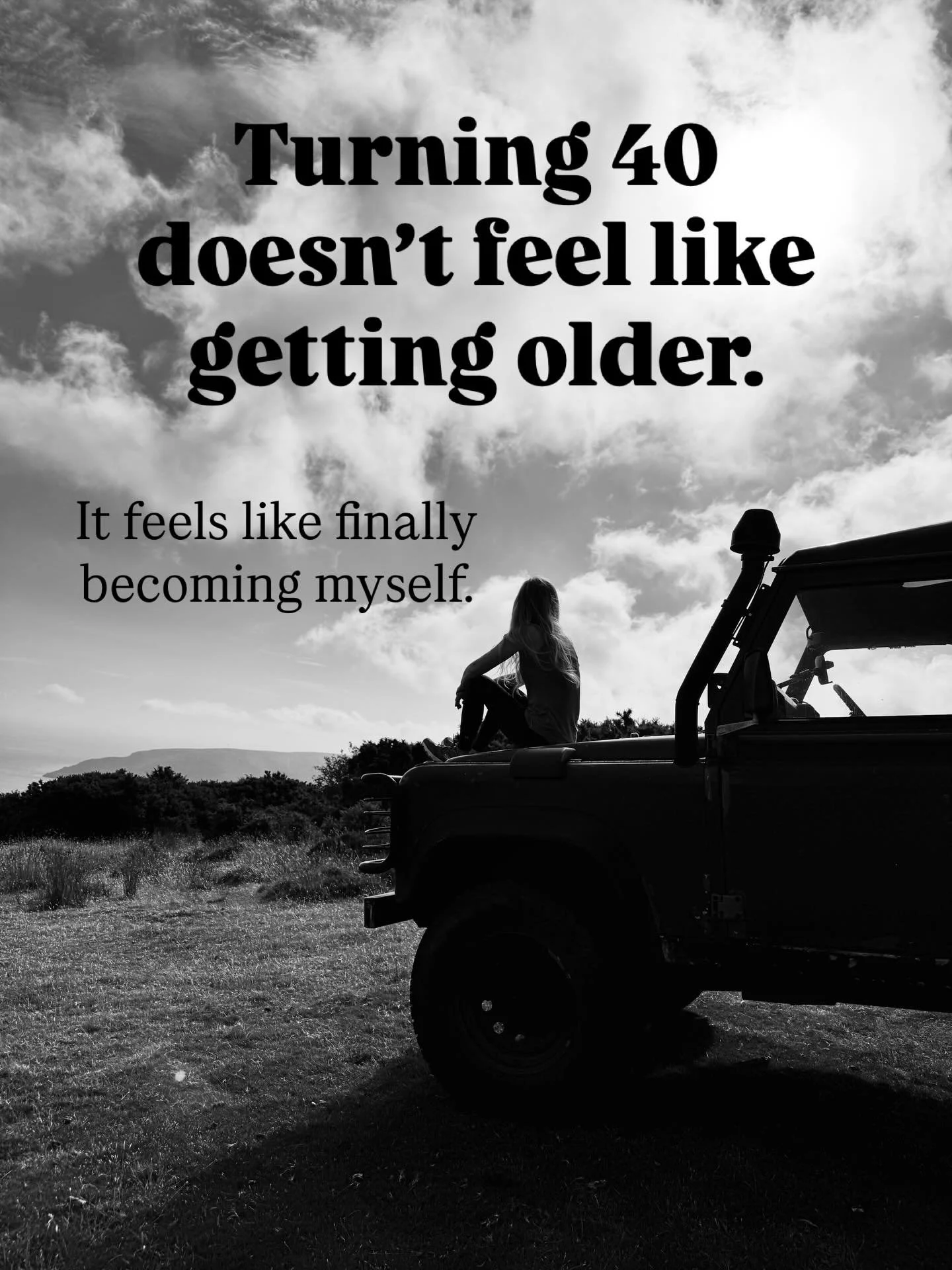 Entering my 30s, I was surviving.

Entering my 40s, I feel clear.

Clear about who I am.
Clear about what I want.
Clear about the life I&rsquo;m here to live.

And I&rsquo;m no longer interested in shrinking my truth to make other people comfortable.