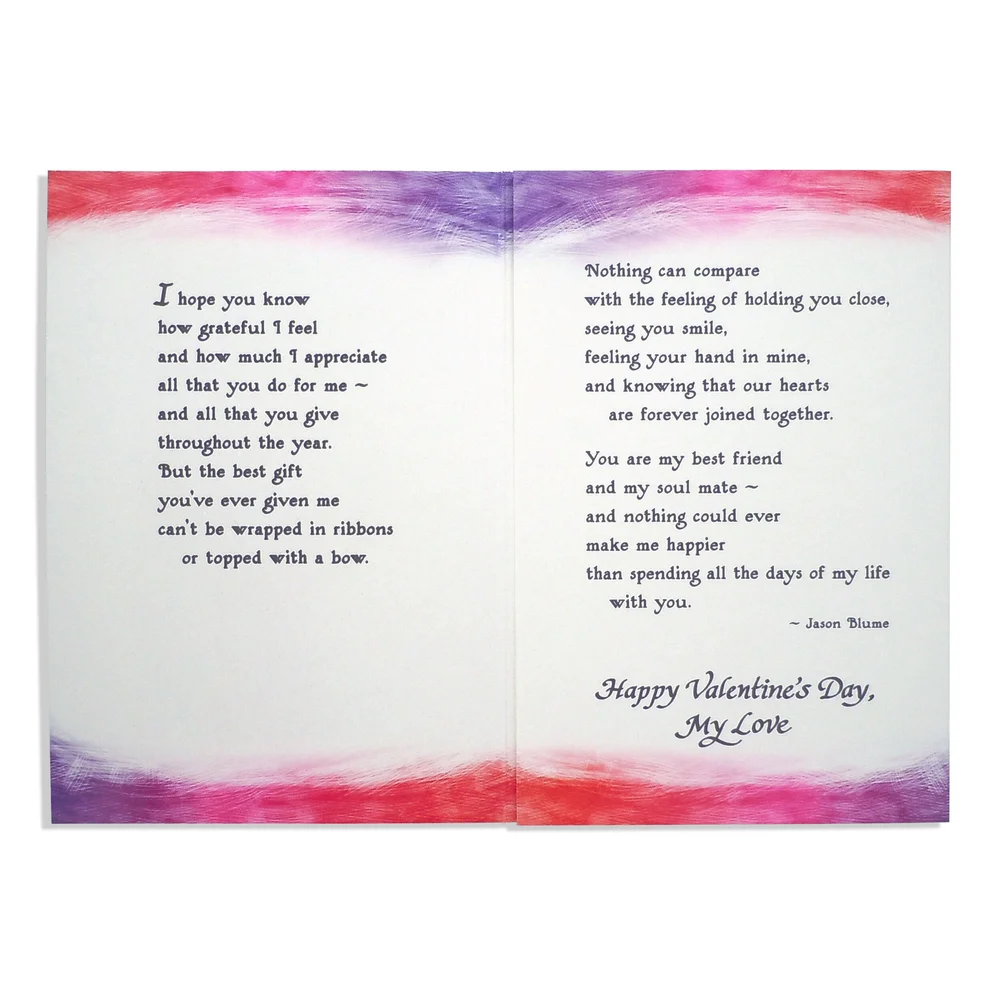“To the One Who Holds My Heart on Valentine's Day …Your Love Is the  Greatest Gift in My Life” — Blue Mountain Arts