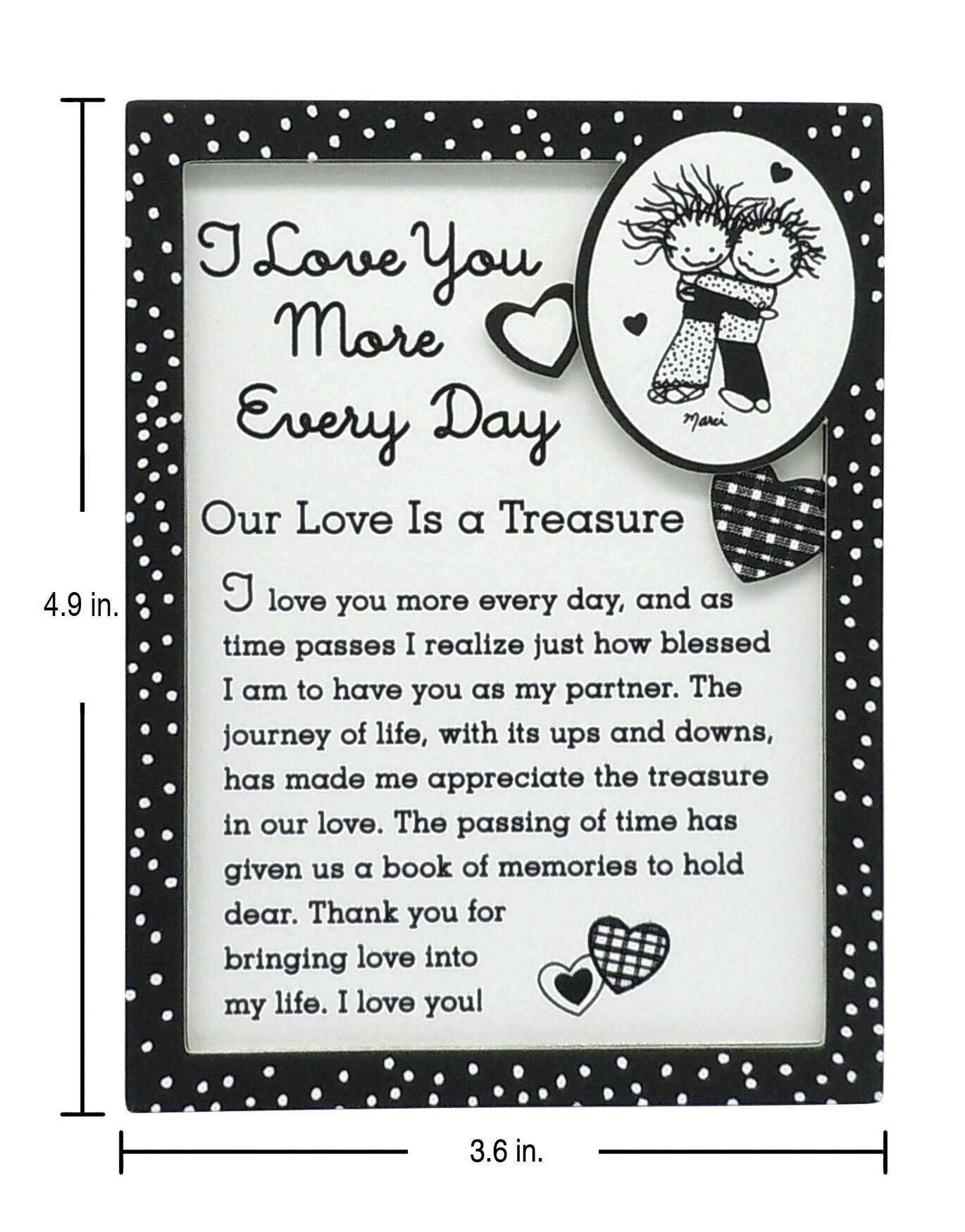 Love You Gift Husband / Wife Gift. Valentines Day I Love You Fridge Magnet