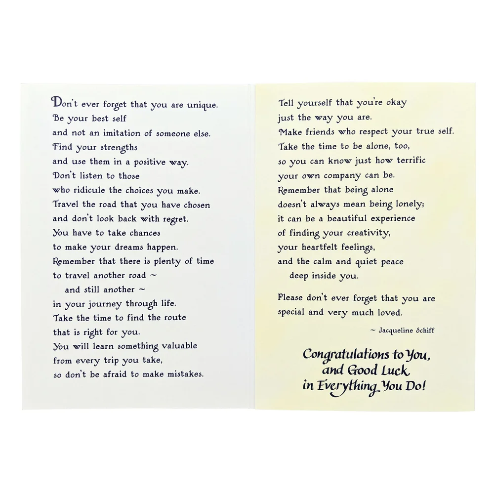 To a Very Special High School Graduate Take These Thoughts with You on  Your Journey Through Life  Blue Mountain Arts