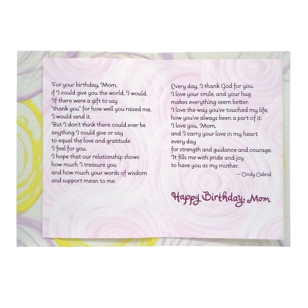 Happy Birthday Mom Card Hallmark Greeting Card Thoughtful Amazing Love  Grateful