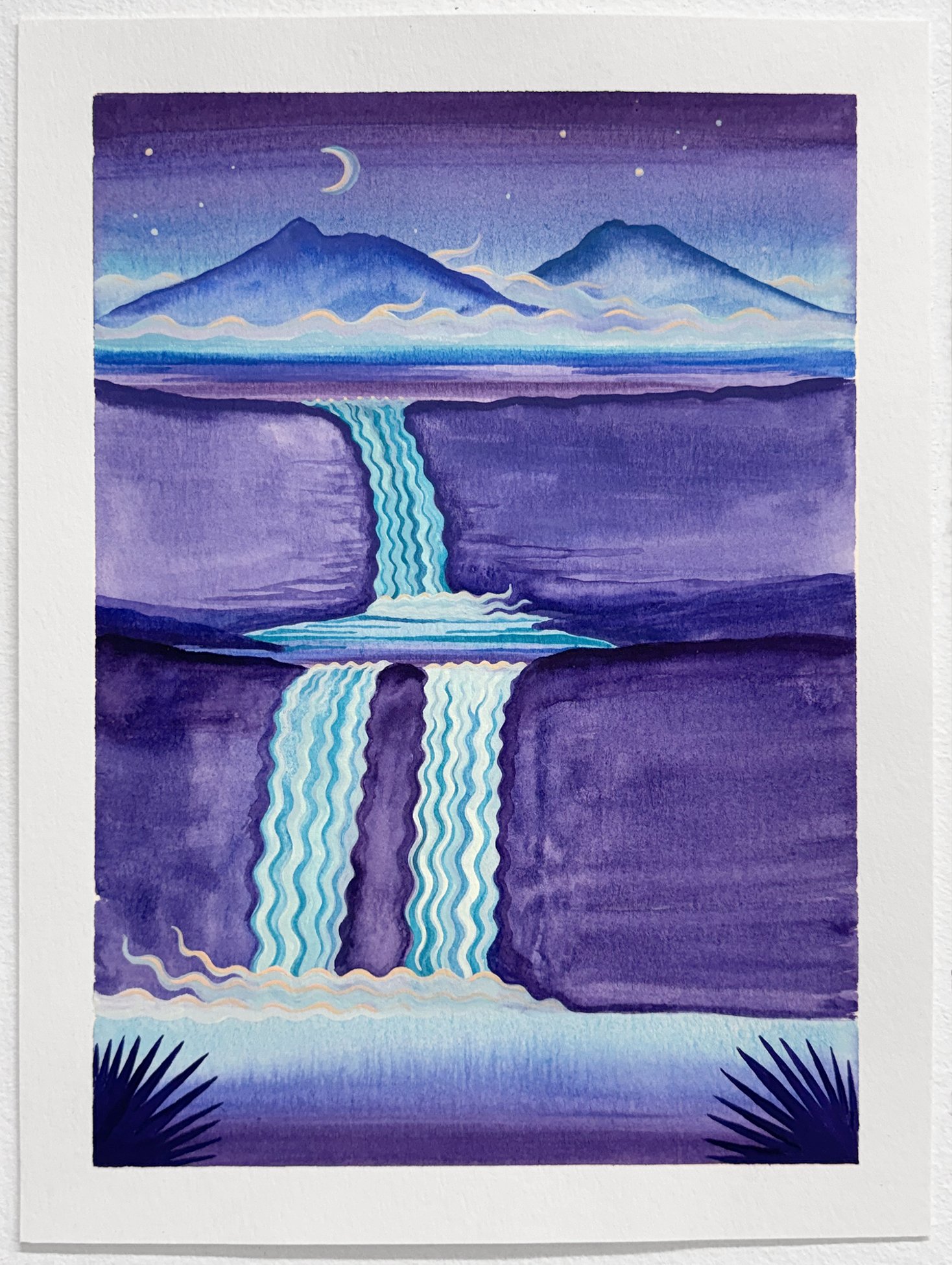 Separation Falls at Night