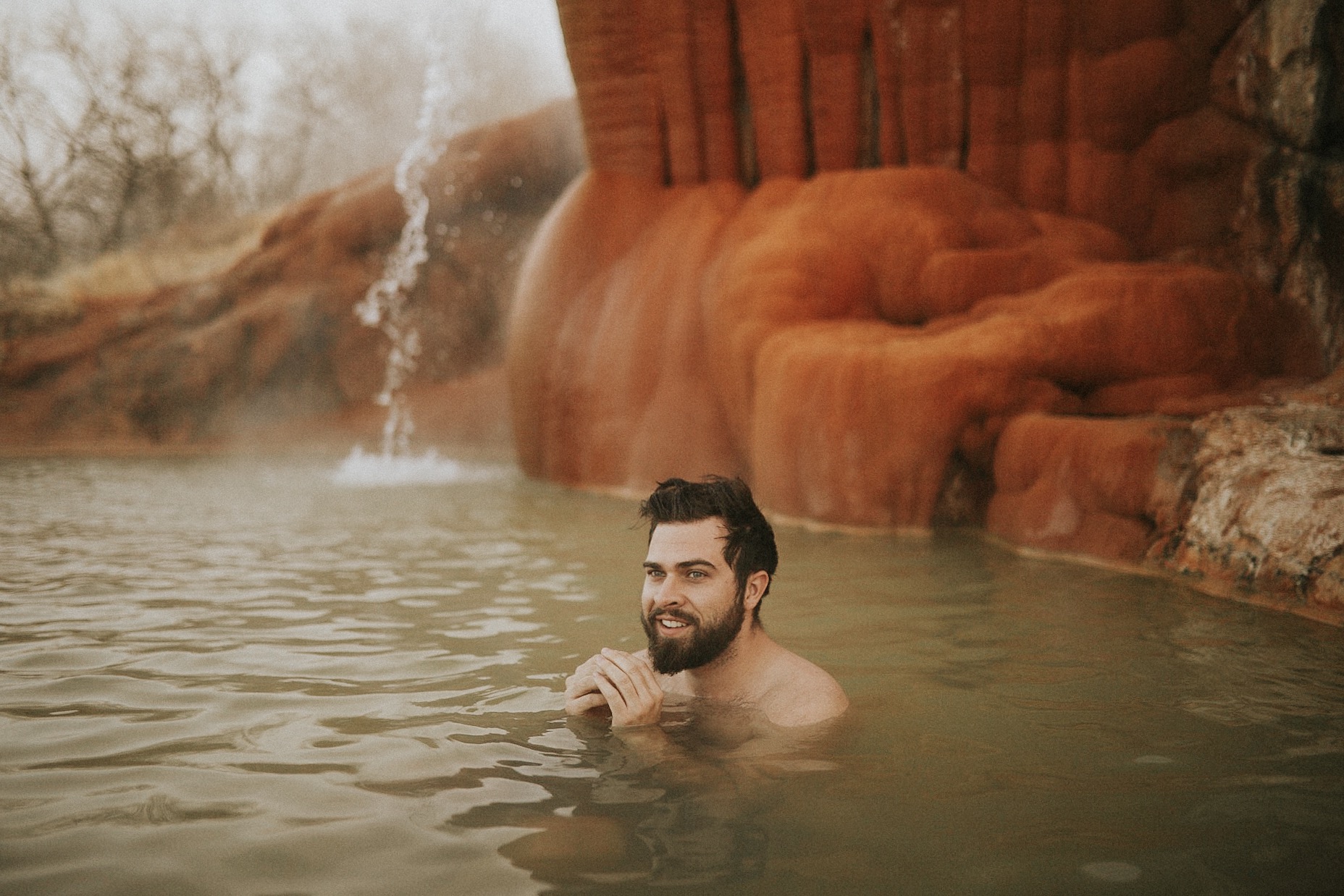 Hot springs in Utah