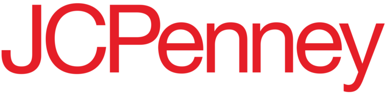 JCPenney logo in red text on a black background.