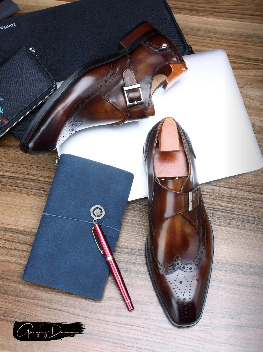 Budden Single Monk Wingtips #MTO1R.JPG