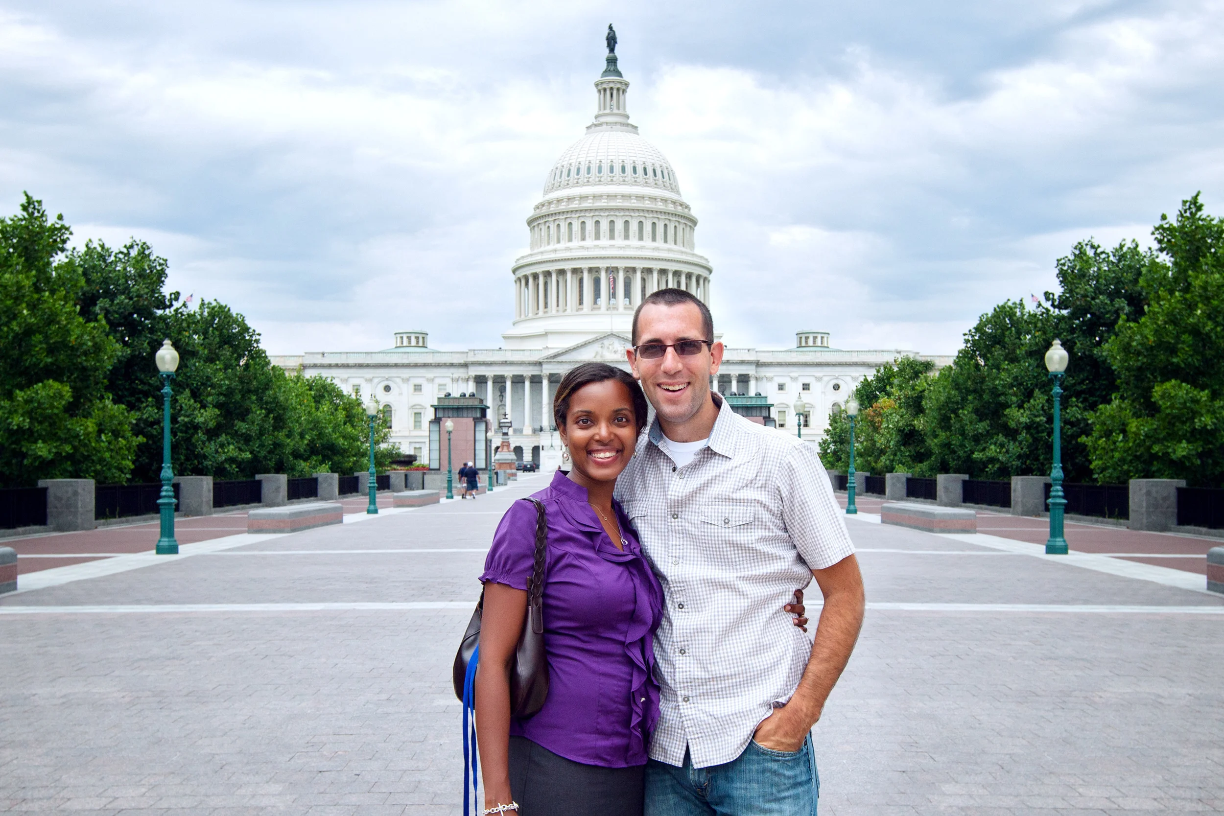 Avi & Josh at the United States Capitol Building.