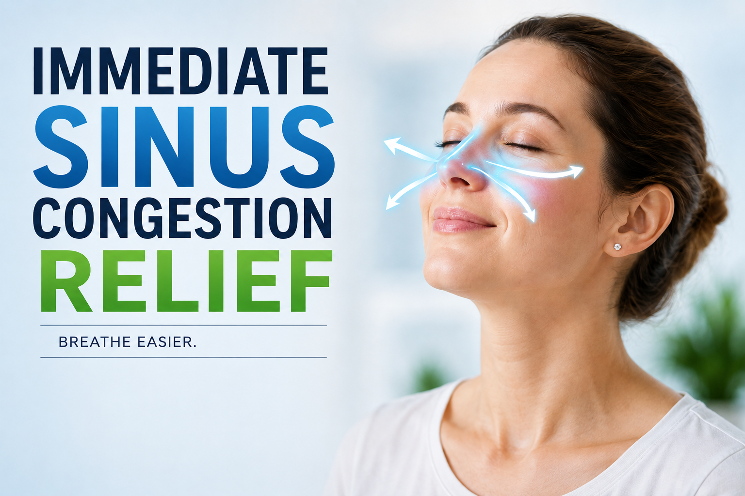 Immediate Sinus Congestion Relief: How to Get Rid of a Stuffy Nose Fast