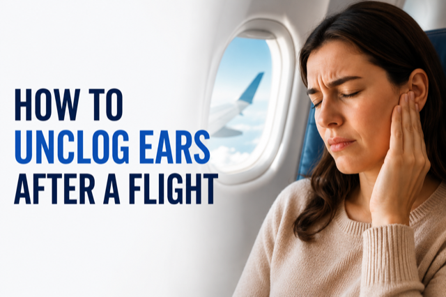 How To Unclog Ears After a Flight