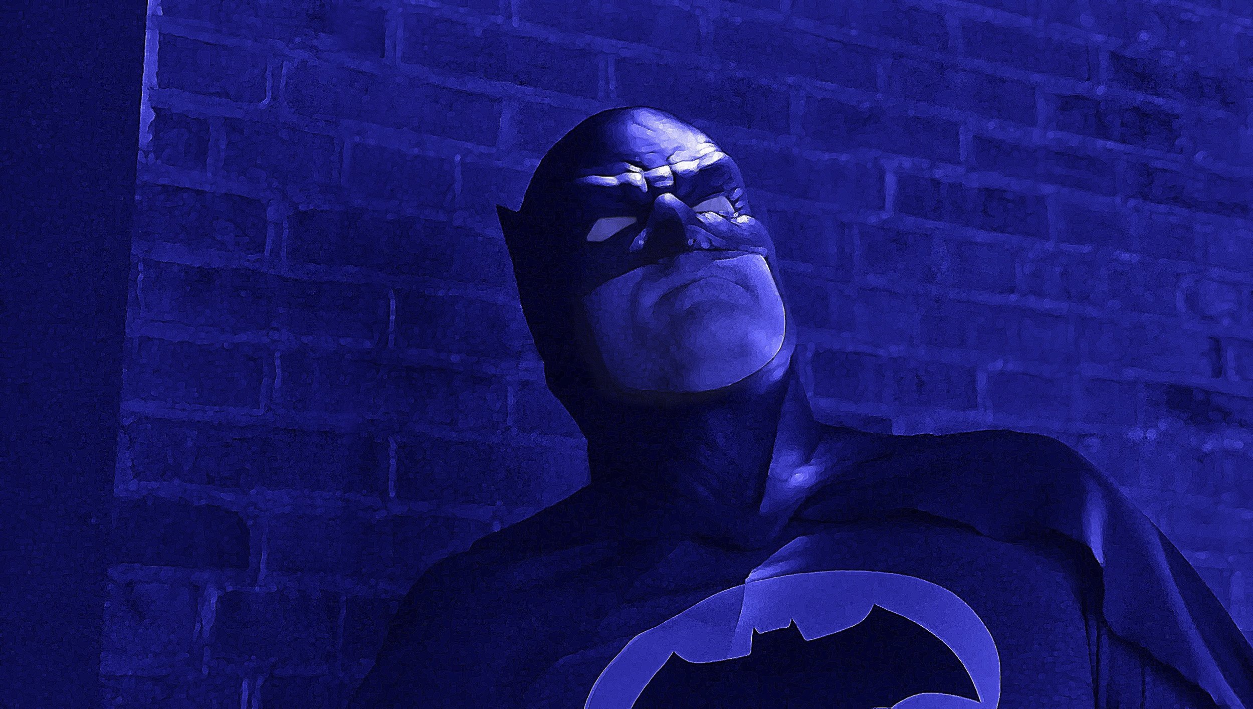Me as Batman, The Dark Knight, in my epic fan film.