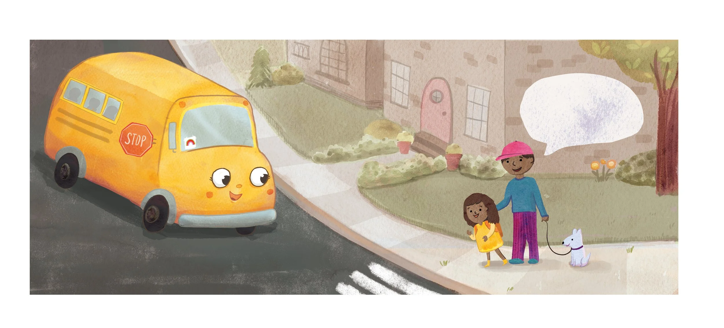 The Rainbow Bus - Picking Up a Friend