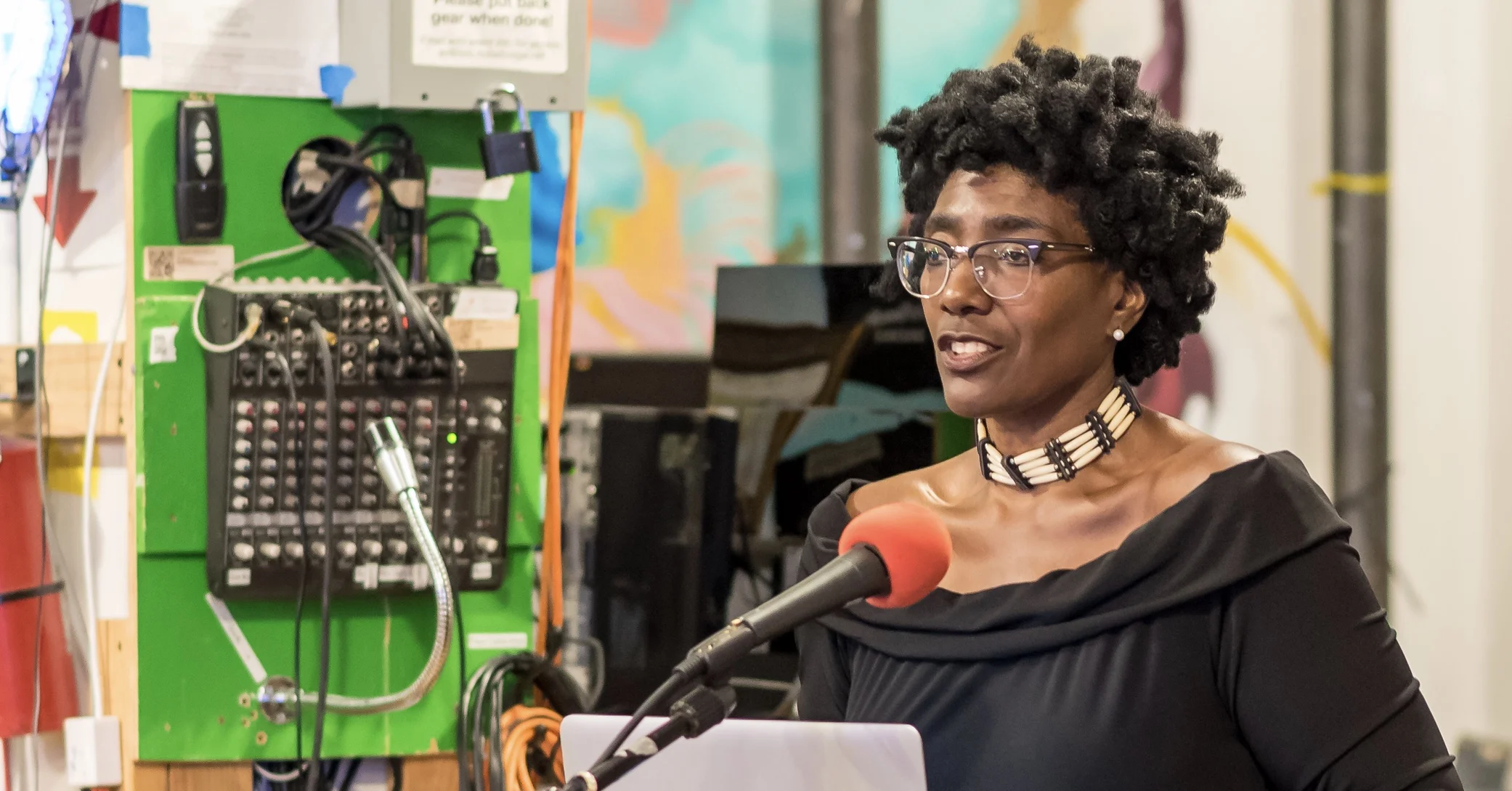 September Williams at LitCrawl San Francisco 2016