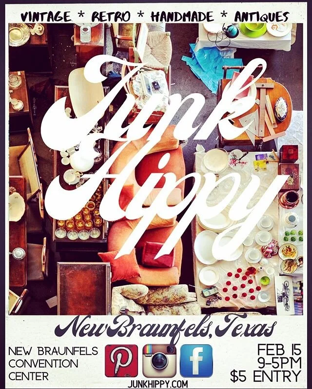 First show in 2020 🎪 #newbraunfels #texas SAT, FEB 15 from 9-5 inside the New Braunfels Convention Center 🎪 Shop 100 vendors for #vintage #retro #handmade #boho #farmhouse #midcentury #antiques #art 👏🏼 #popup #market #tx #hillcountry #austin #atx