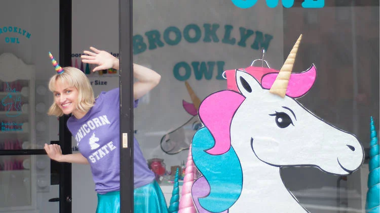 A unicorn horn headband shop is opening in Park Slope