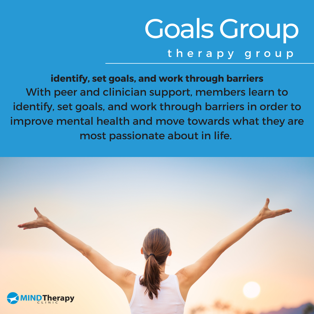 New Group Therapy Available Goals Group! — Mind Therapy Clinic