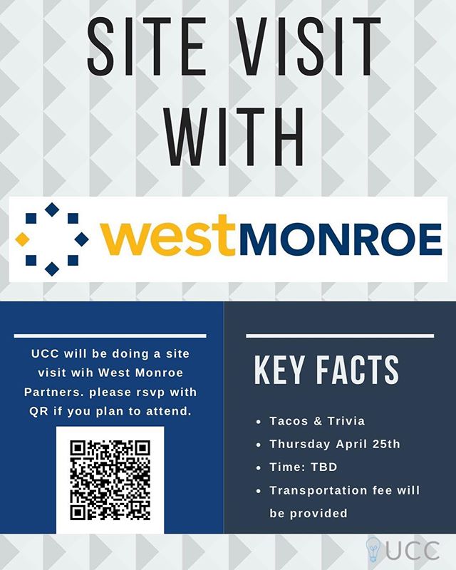 Join us for Tacos and Trivia at West Monroe Partner office Thursday, April 25th!
This is the perfect chance to connect with UMN&rsquo;s top consulting recruiting partner.
We will be offering free metro tickets; to get yours, click the link in our bio