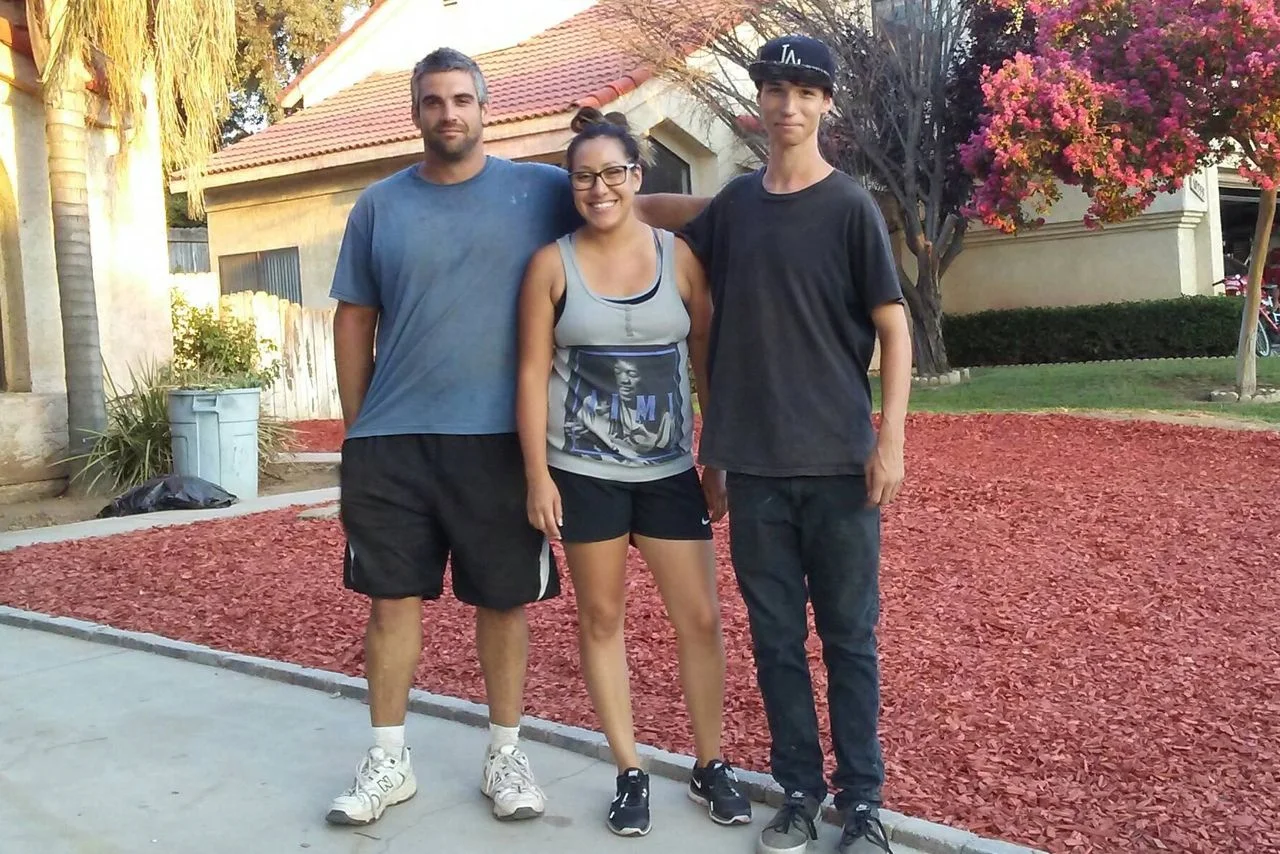 A nice new yard at the Women and Children's Home
