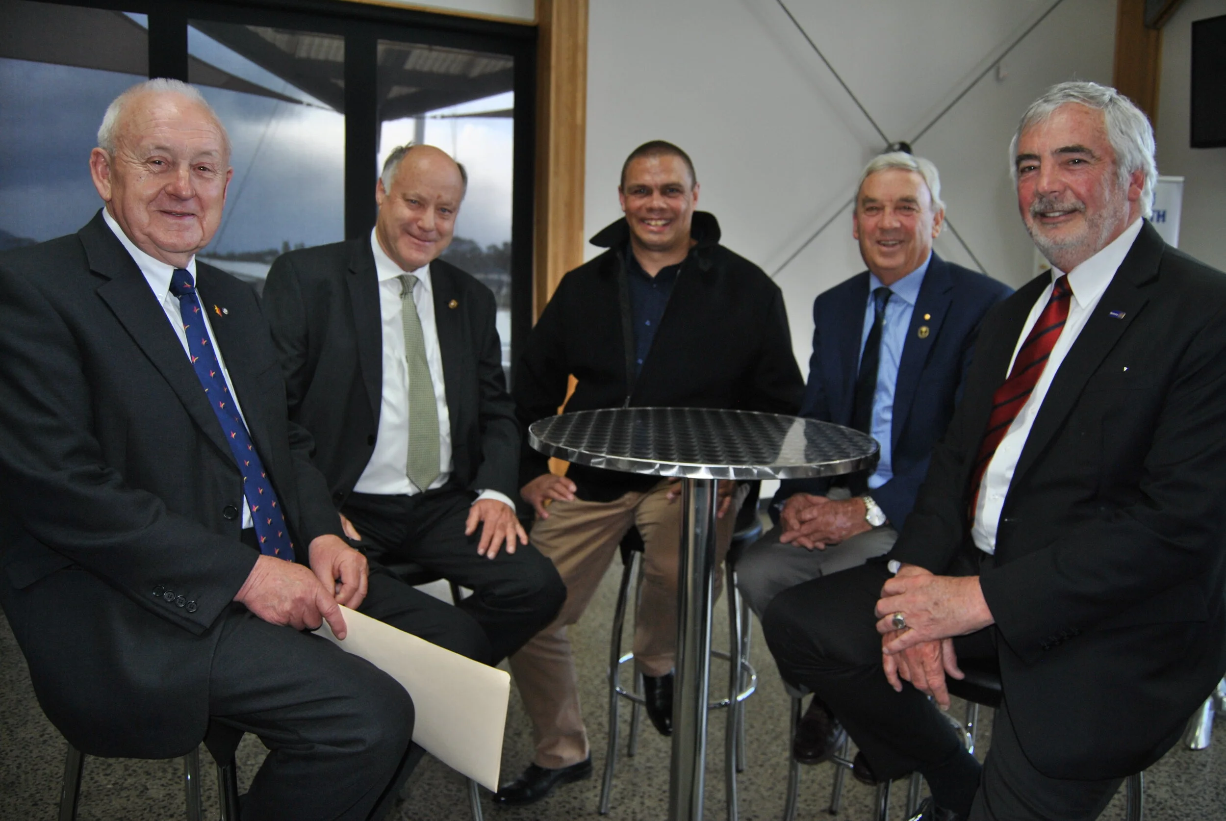 2019 Kyle with Rotary Leaders.JPG