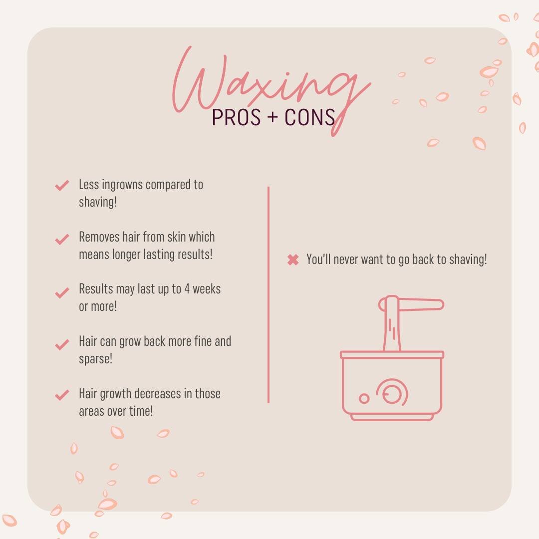 Debating if you should try waxing?
Maybe this can help 😉

#waxsalon #waxesthetician #localspa #provscon #shaving