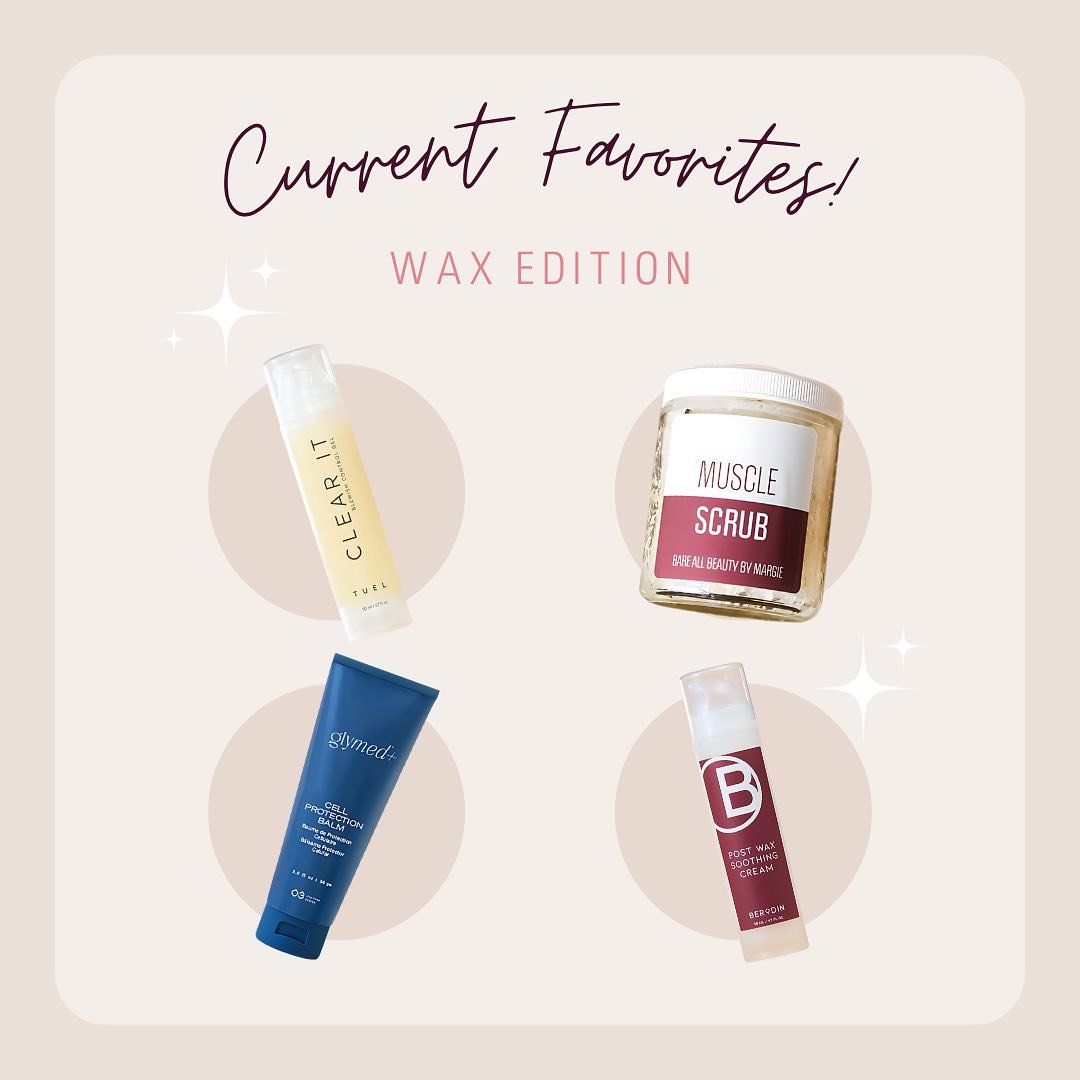 Are you looking for a solution for softer skin and ingrown hairs after waxes? 

We&rsquo;ve included below four of our fave post-wax products and why we love them so much!

💖 Clear It, Blemish Control Gel: A sulfur gel that will keep hair follicles 