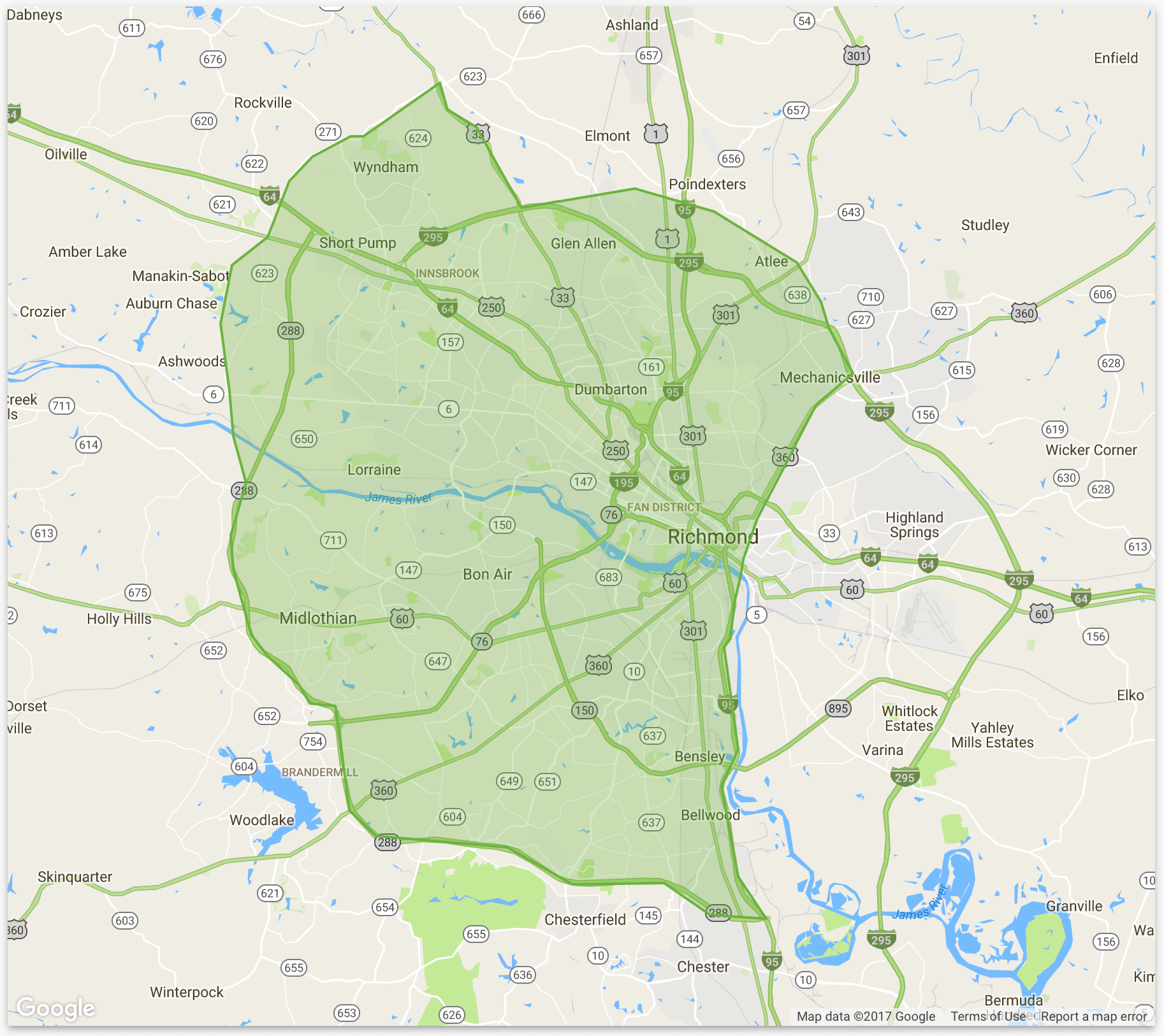 Support Suppers Delivery Area Greater Richmond Area