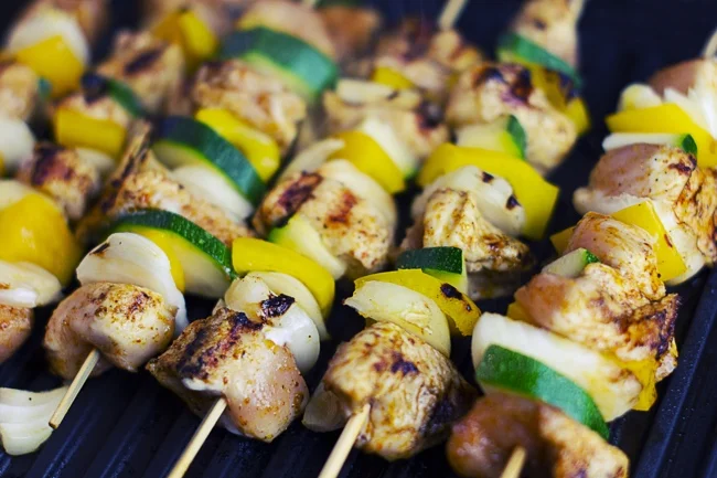 Grilled skewers