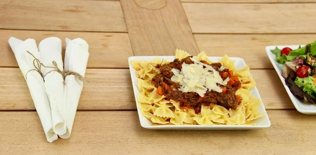 Beef Short Rib Ragu over Pasta