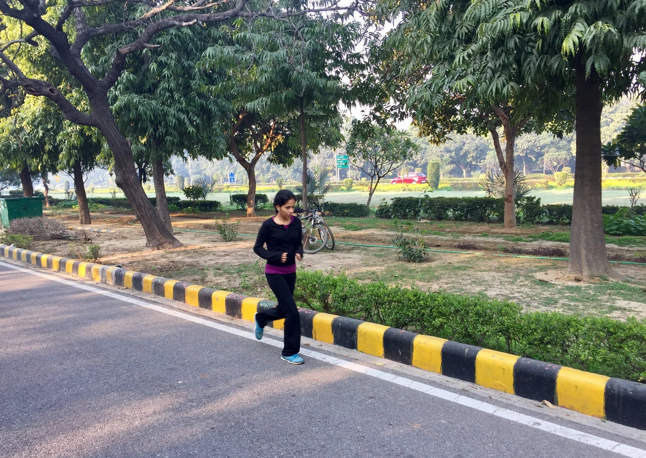 One step at time. It was simply brilliant to see how natural folks were. Great running form here.